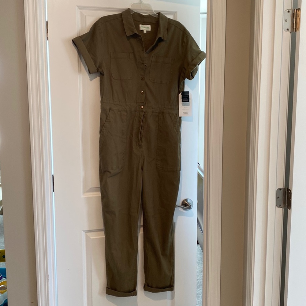 Regeneration by Celebrity Pink Army Green Bailey Boilersuit